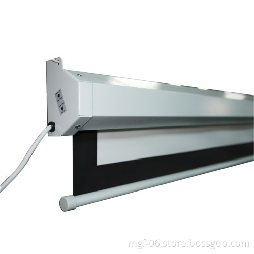 Hexagon steel casing multimedia projector and screen
